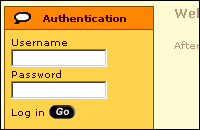 Password-protected administrative access