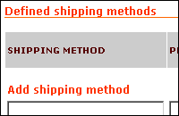 Unlimited number of delivery methods