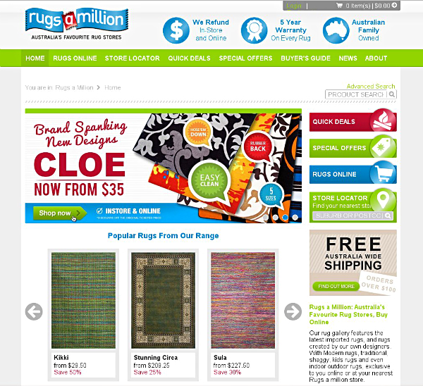 Rugs a Million XCart