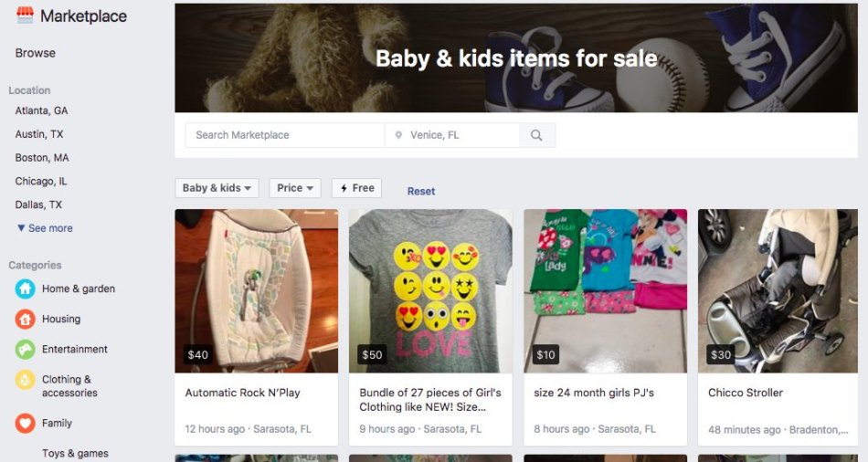 Launch of Facebook Marketplace faces criticism over illicit goods for sale